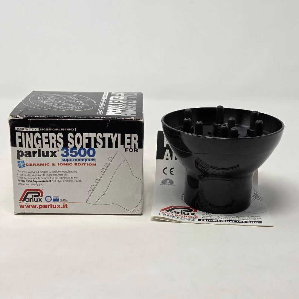 PARLUX 3500 SUPERCOMPACT DIFFUSER FINGERS SOFTSTYLER CERAMIC & IONIC EDITION